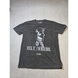 Fletcher Tee Shirt 100% Cotton Size Large  Grey In Color